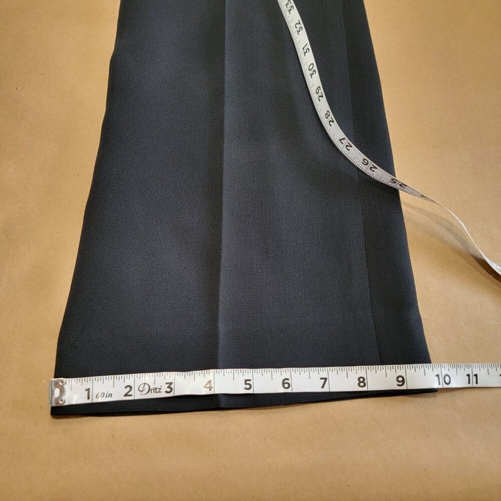 Tahari ASL Size 10 Black w/ White Trim Trouser Dress Pants Gently Used Condition - Picture 11 of 13